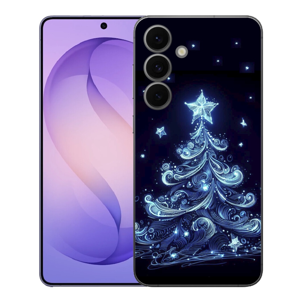 Gélový kryt mmCase na Samsung Galaxy S26 FE - neónový vianočný stromček 4