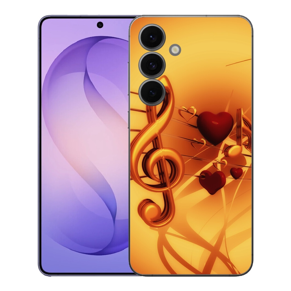 Gélový kryt mmCase na Samsung Galaxy S26 FE - noty