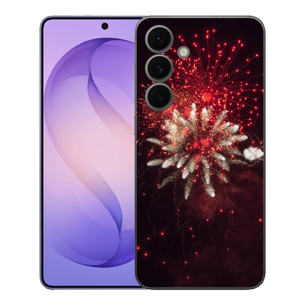 Gélový kryt mmCase na Samsung Galaxy S26 FE - ohňostroj