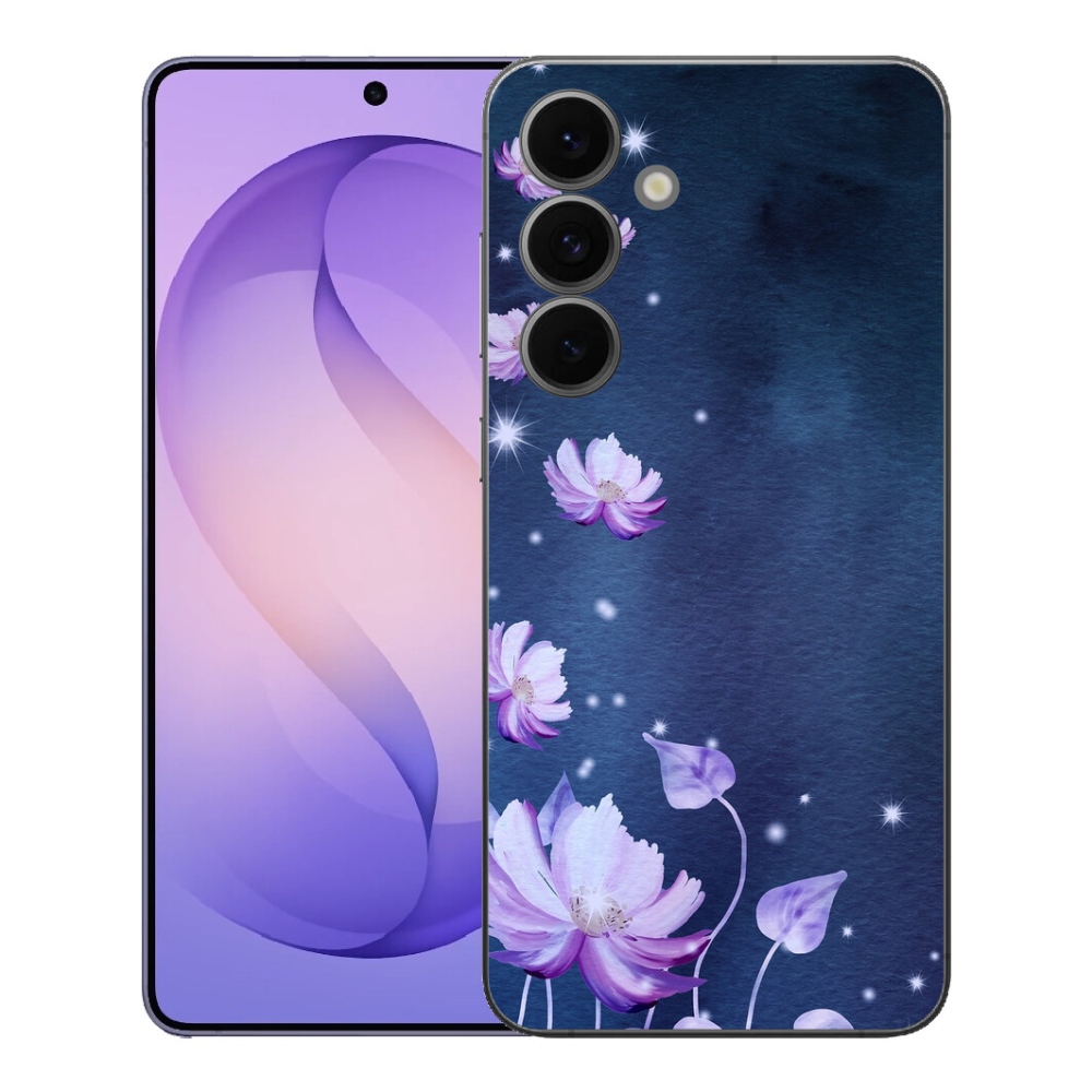 Gélový kryt mmCase na Samsung Galaxy S26 FE - padajúce kvety
