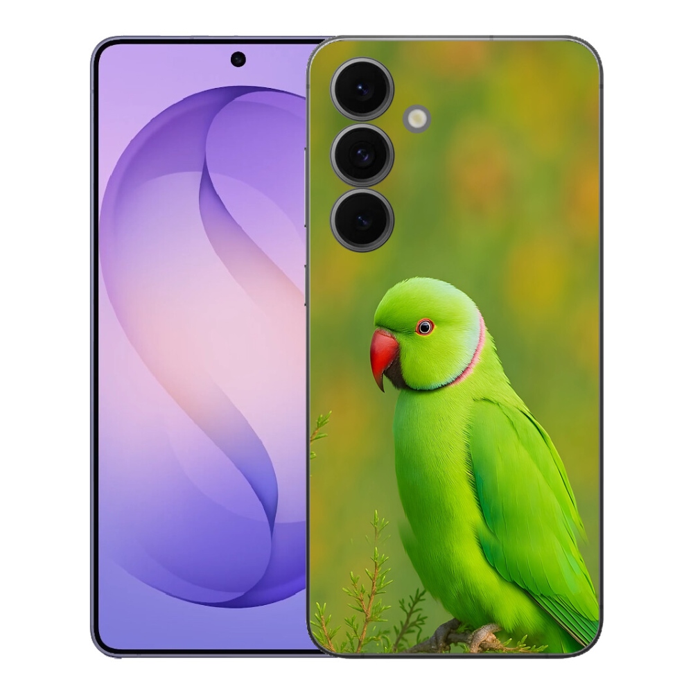Gélový kryt mmCase na Samsung Galaxy S26 FE - papagáj alexander 2