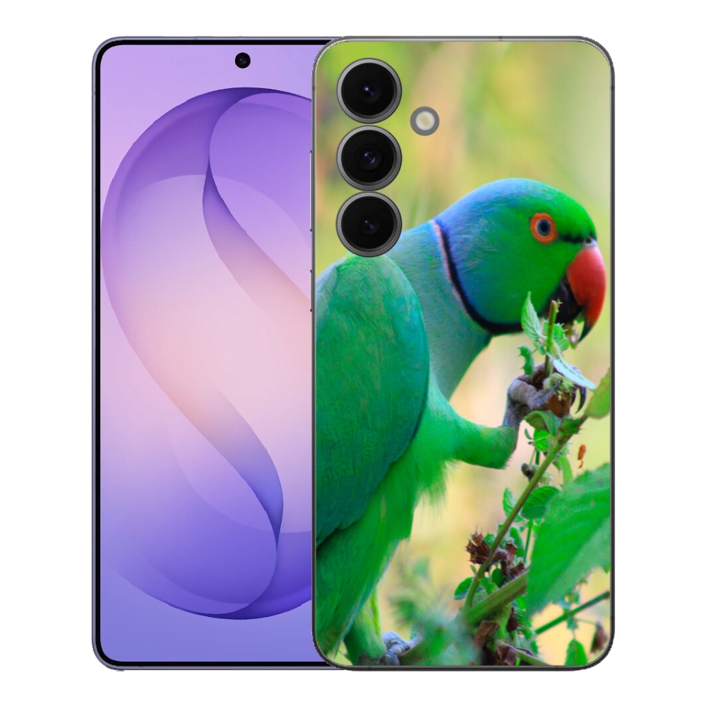 Gélový kryt mmCase na Samsung Galaxy S26 FE - papagáj alexandr