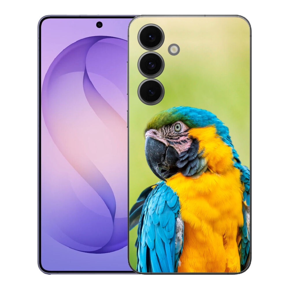 Gélový kryt mmCase na Samsung Galaxy S26 FE - papagáj ara 2