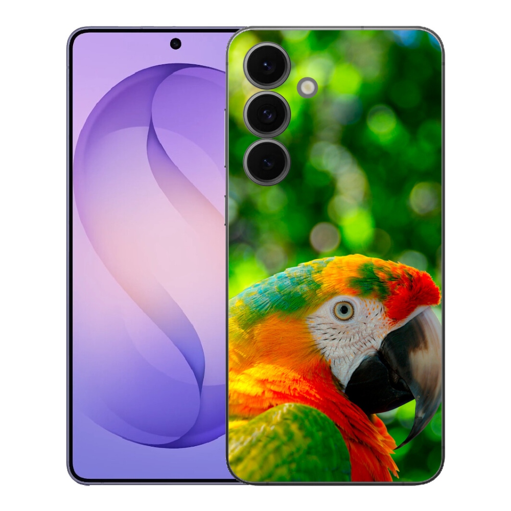 Gélový kryt mmCase na Samsung Galaxy S26 FE - papagáj ara 3
