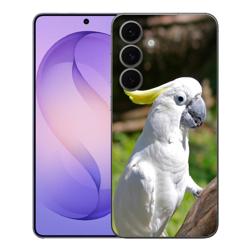 Gélový kryt mmCase na Samsung Galaxy S26 FE - papagáj kakadu 2
