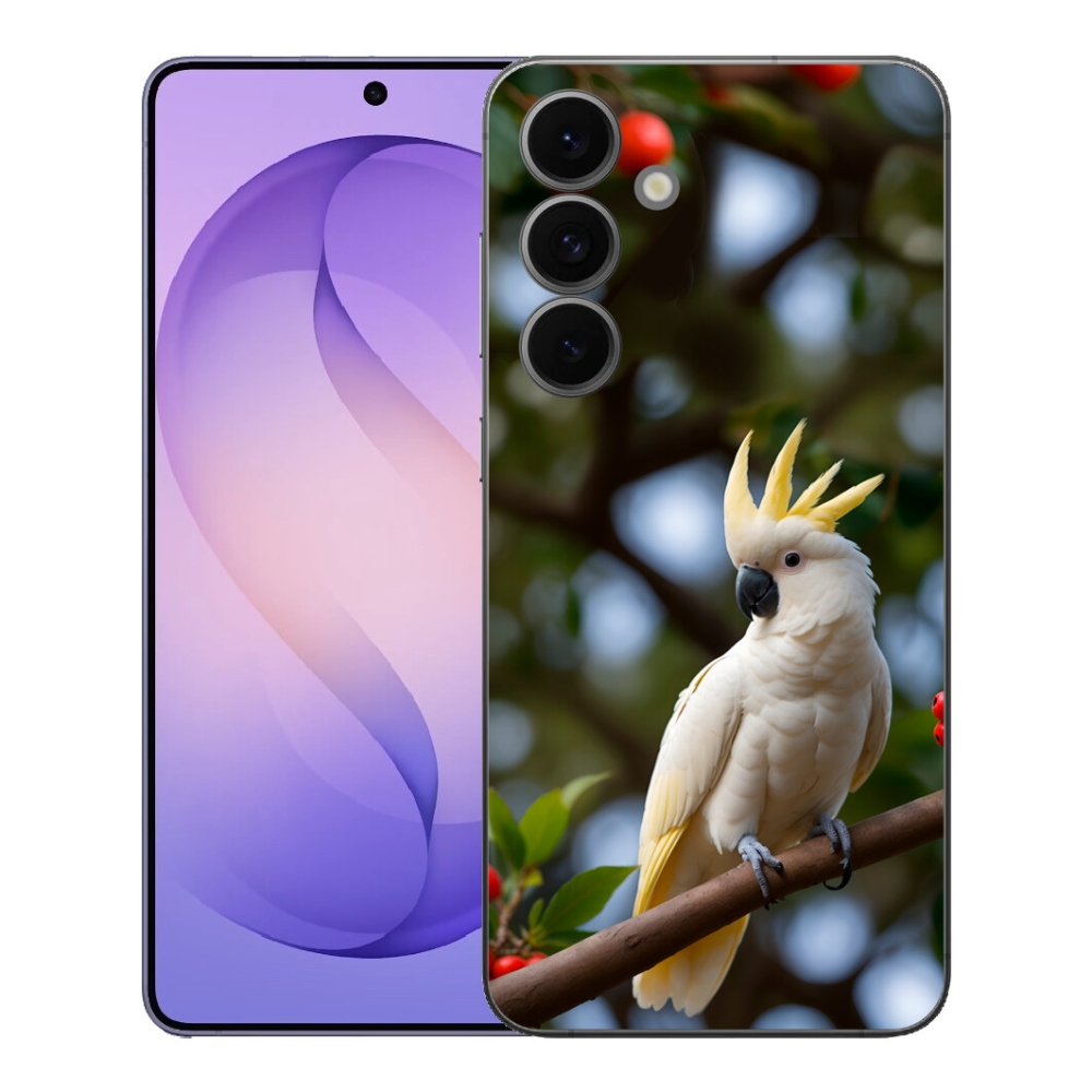 Gélový kryt mmCase na Samsung Galaxy S26 FE - papagáj kakadu 3