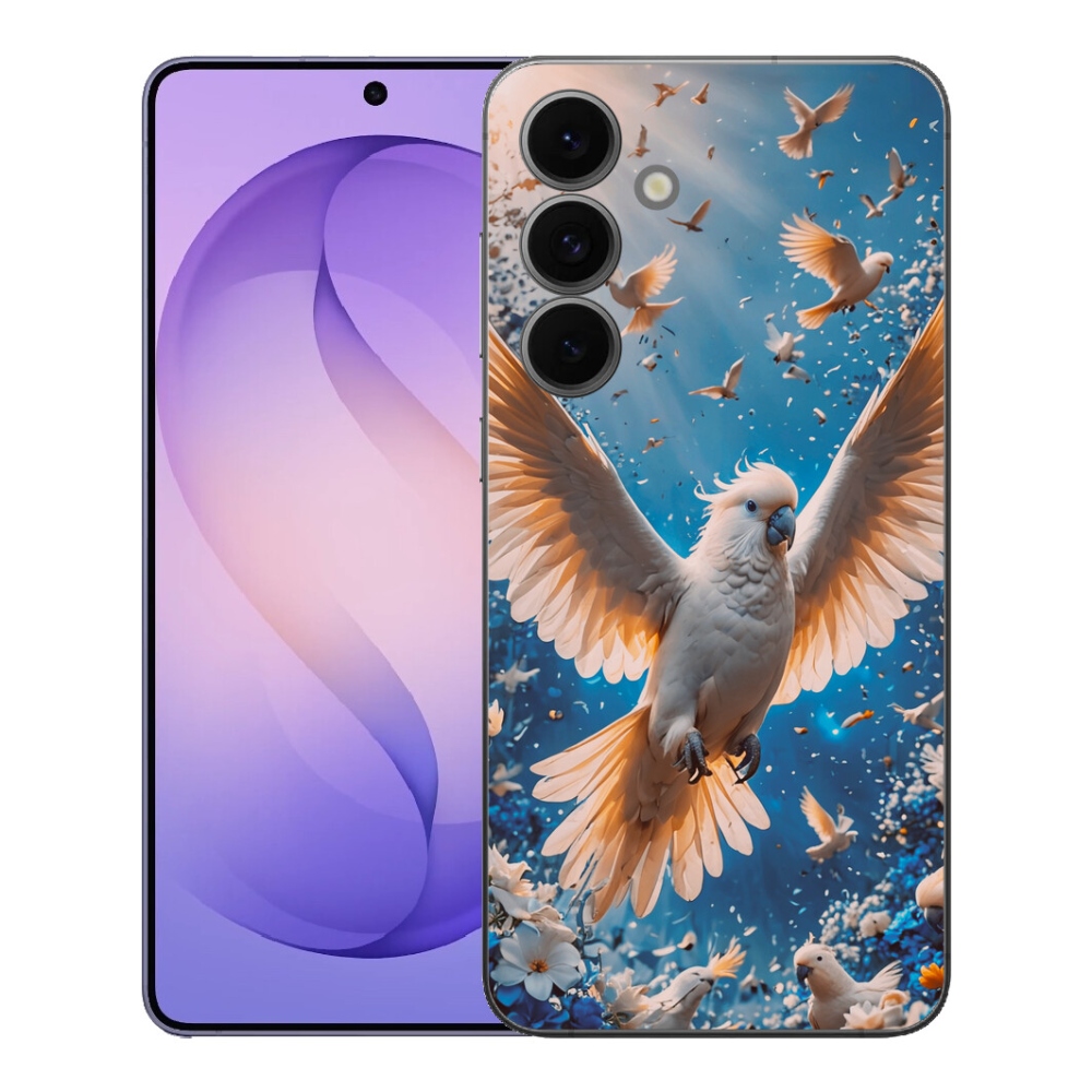 Gélový kryt mmCase na Samsung Galaxy S26 FE - papagáj kakadu