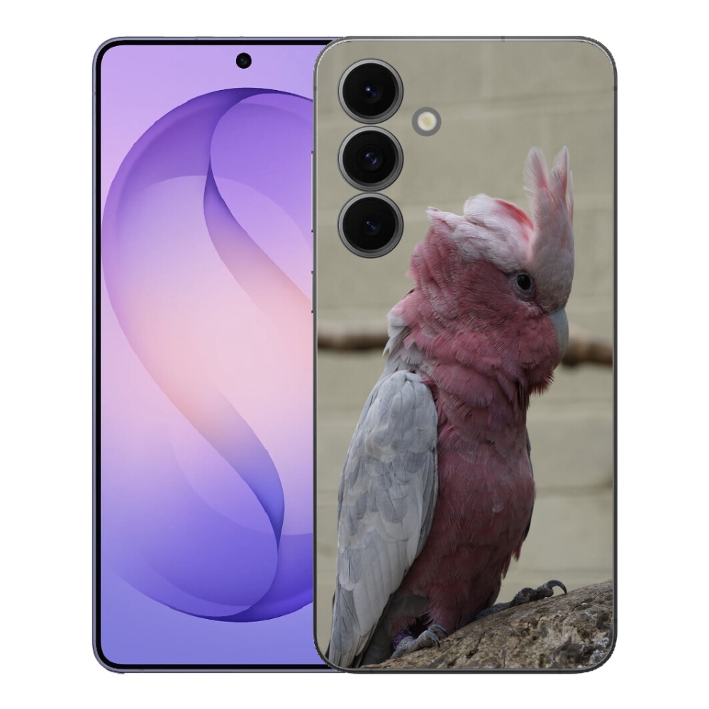 Gélový kryt mmCase na Samsung Galaxy S26 FE - papagáj kakadu ružový