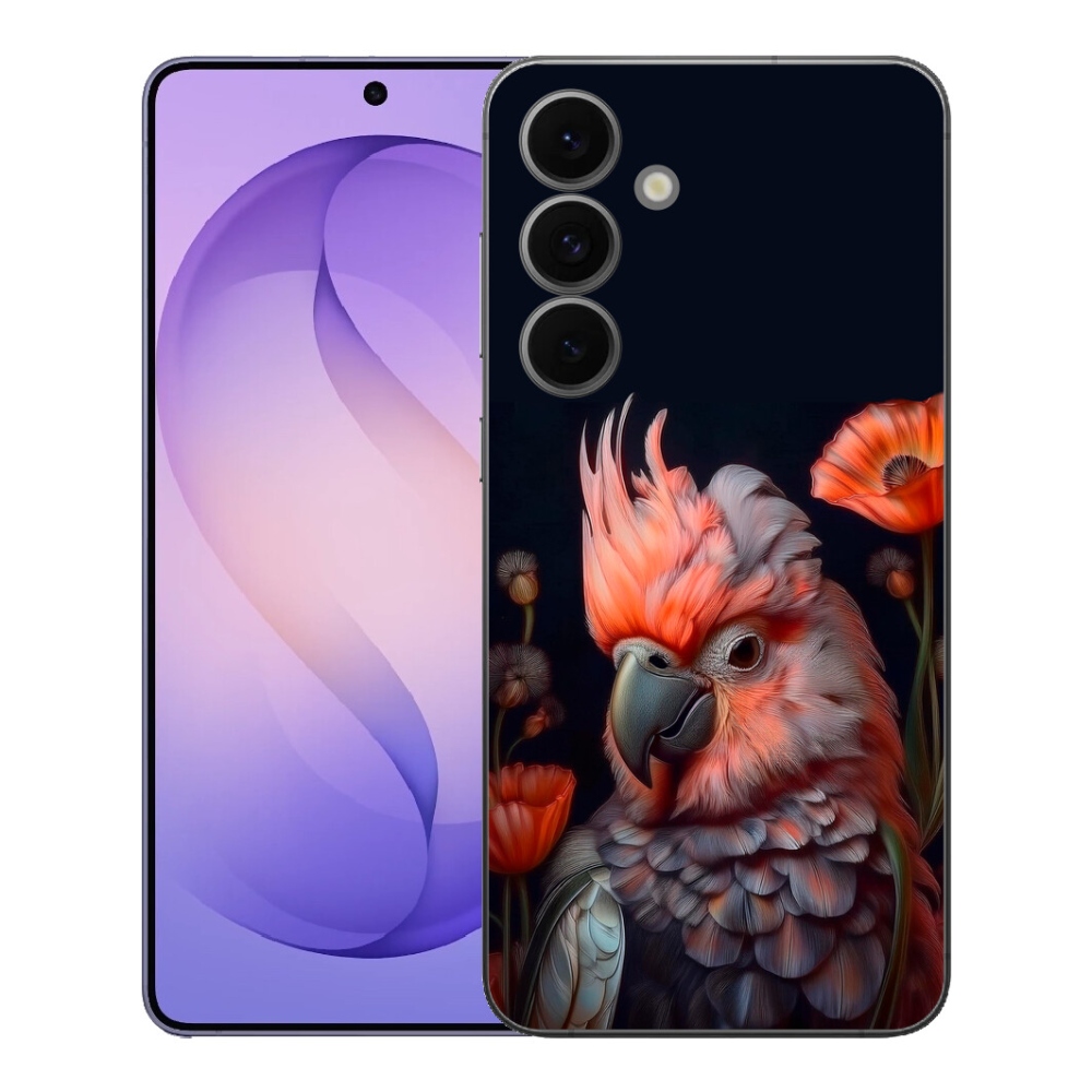 Gélový kryt mmCase na Samsung Galaxy S26 FE - papagáj kakadu vo farbách