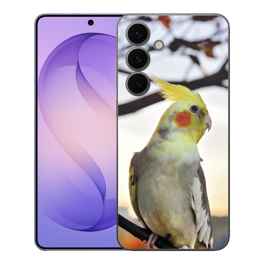 Gélový kryt mmCase na Samsung Galaxy S26 FE - papagáj korela