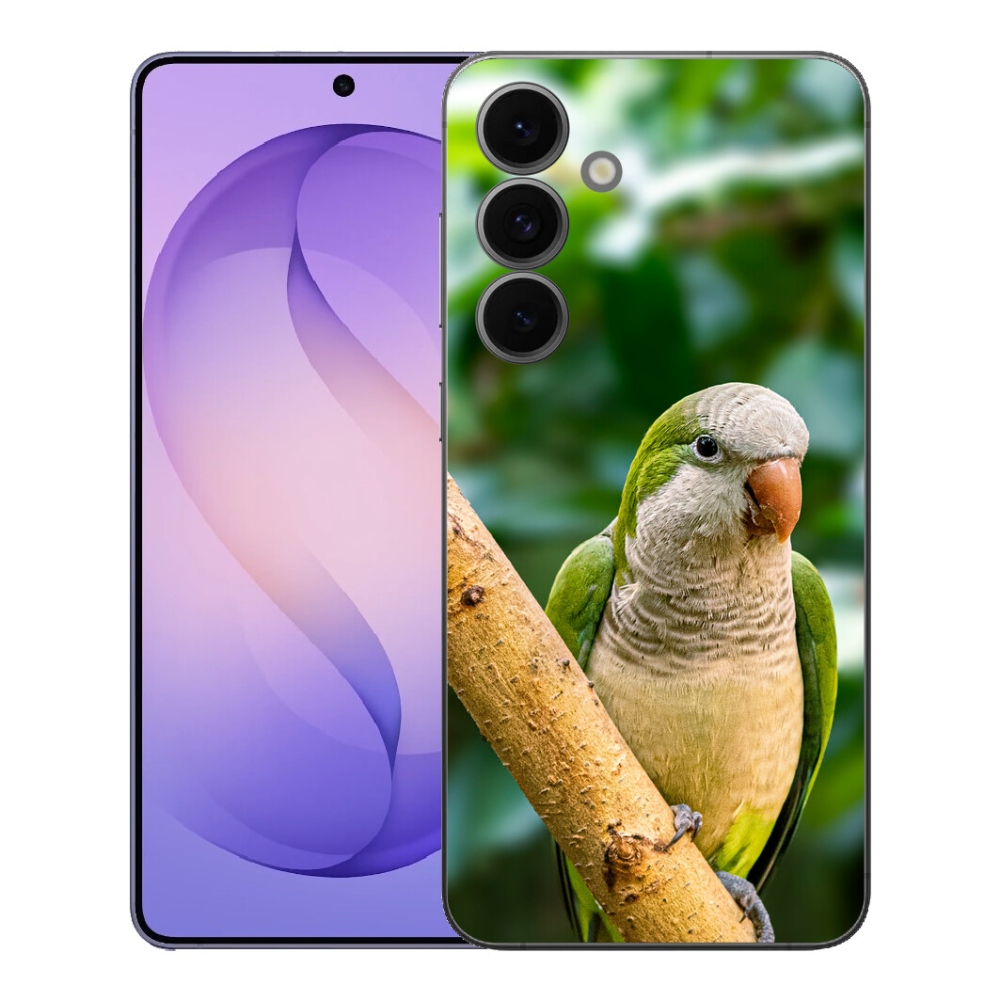 Gélový kryt mmCase na Samsung Galaxy S26 FE - papagáj mníšok