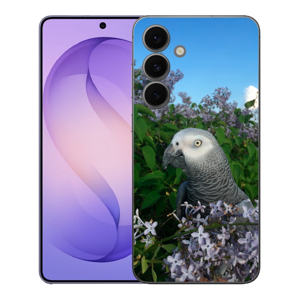 Gélový kryt mmCase na Samsung Galaxy S26 FE - papagáj žako