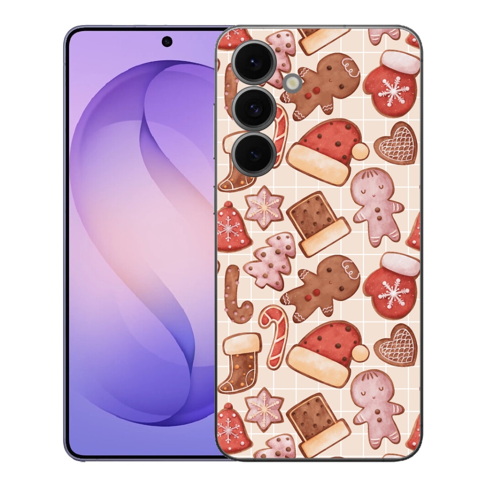 Gélový kryt mmCase na Samsung Galaxy S26 FE - perníčkový motív 2