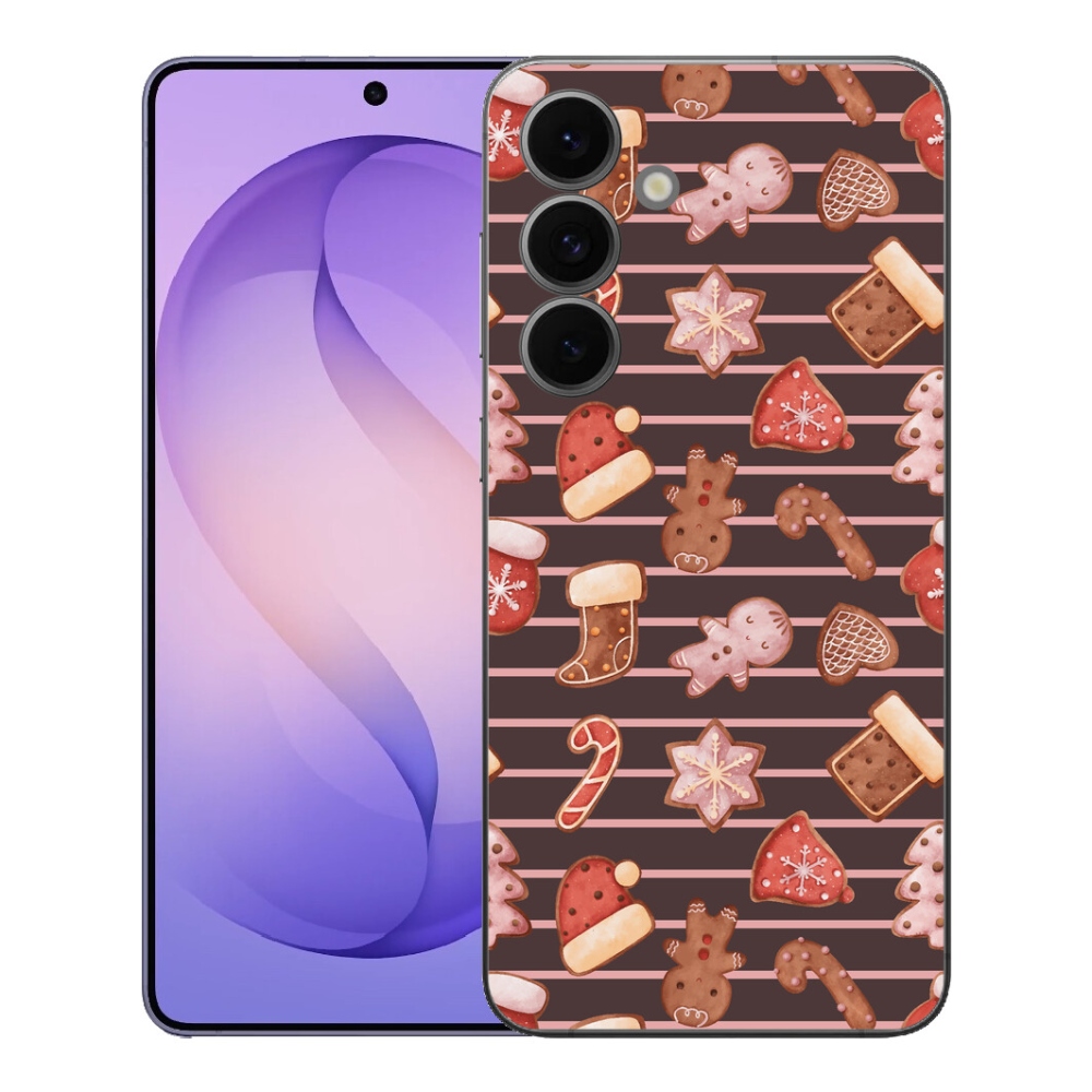 Gélový kryt mmCase na Samsung Galaxy S26 FE - perníčkový motív 4