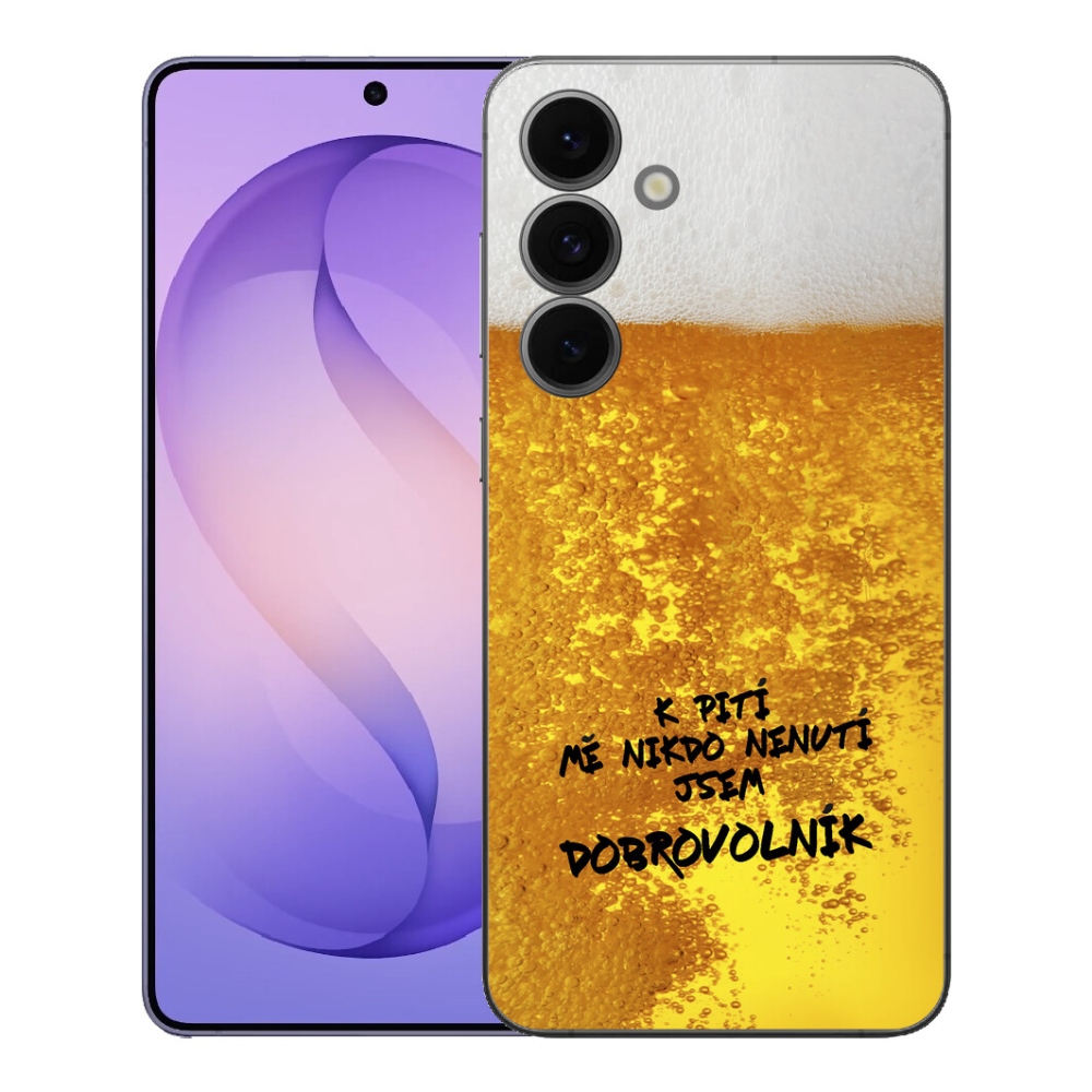 Gélový kryt mmCase na Samsung Galaxy S26 FE - pivný motív 4