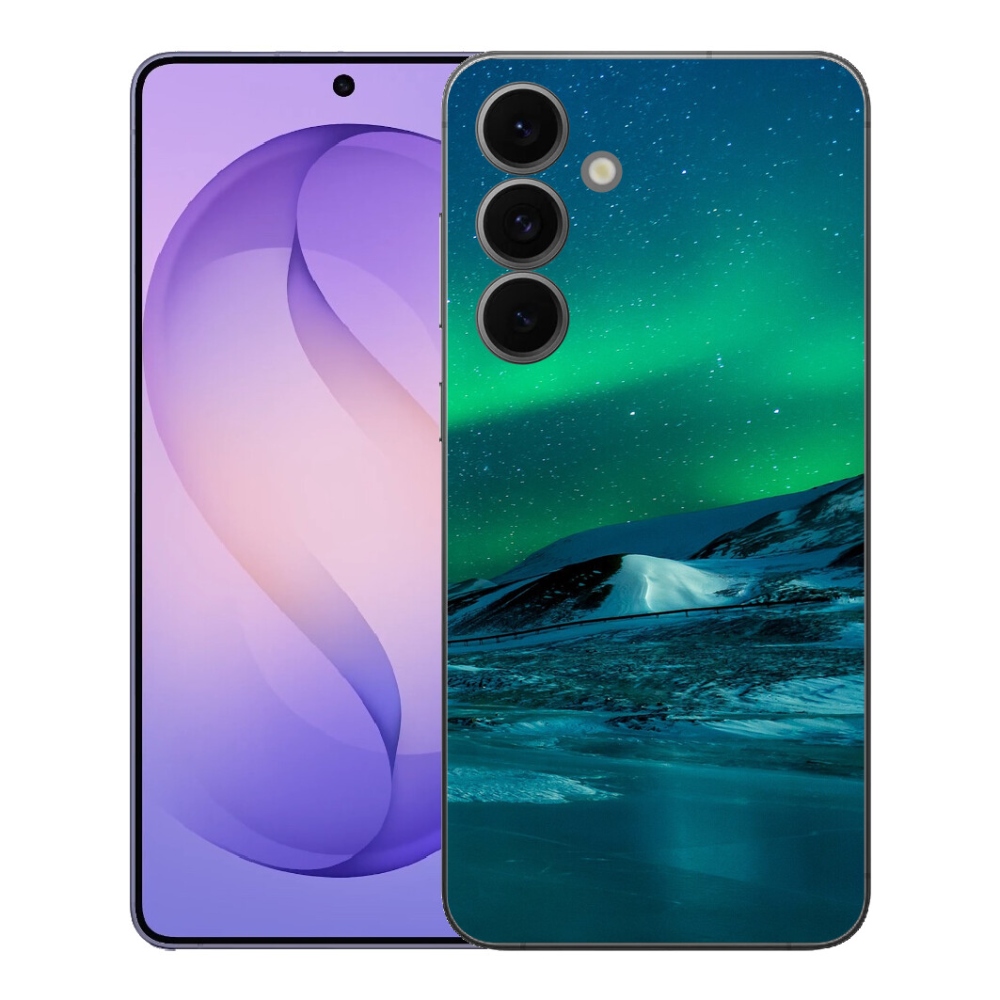 Gélový kryt mmCase na Samsung Galaxy S26 FE - polárna žiara