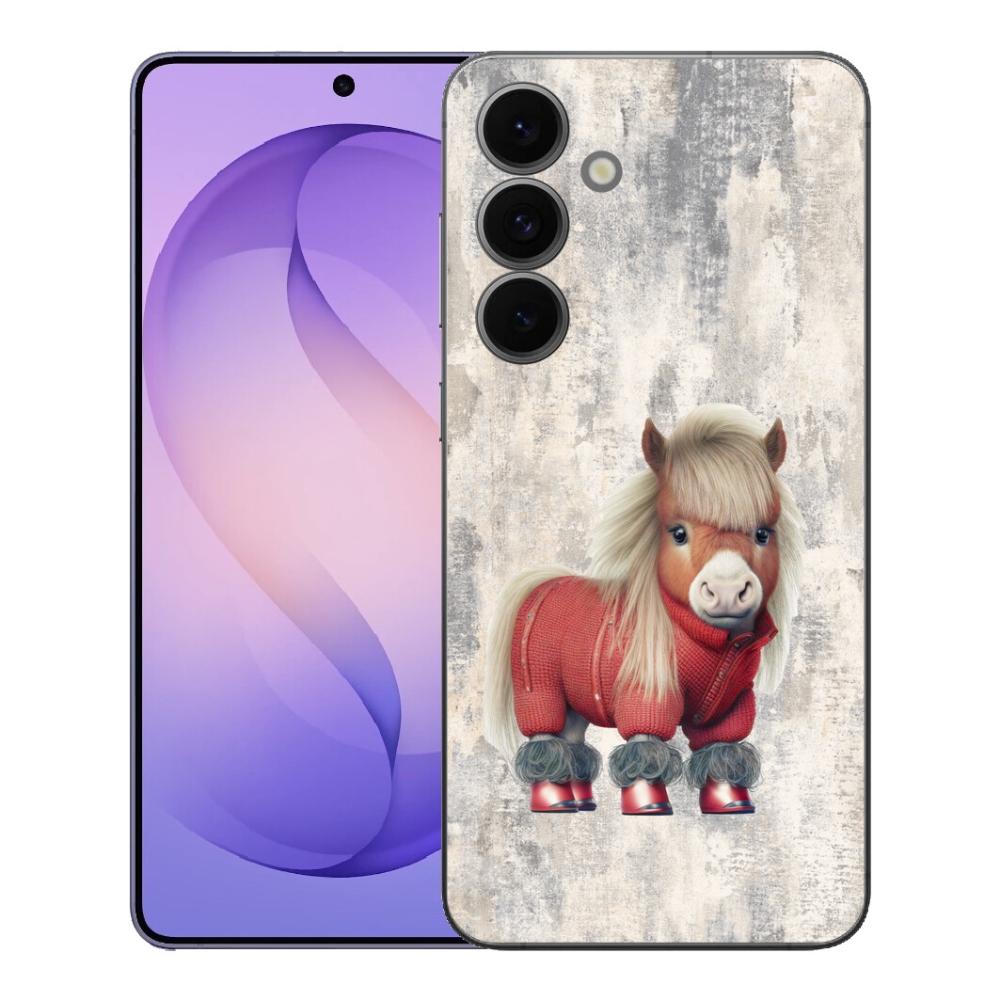 Gélový kryt mmCase na Samsung Galaxy S26 FE - poník vo svetri