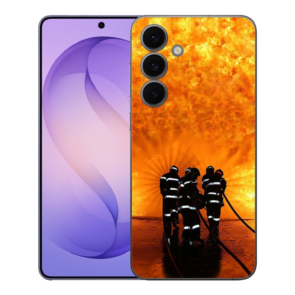 Gélový kryt mmCase na Samsung Galaxy S26 FE - požiar