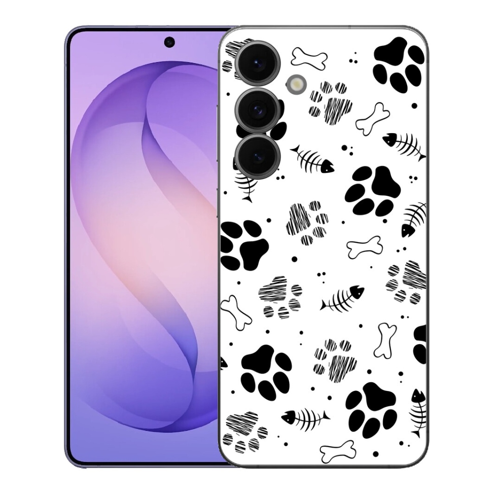 Gélový kryt mmCase na Samsung Galaxy S26 FE - psie labky 1