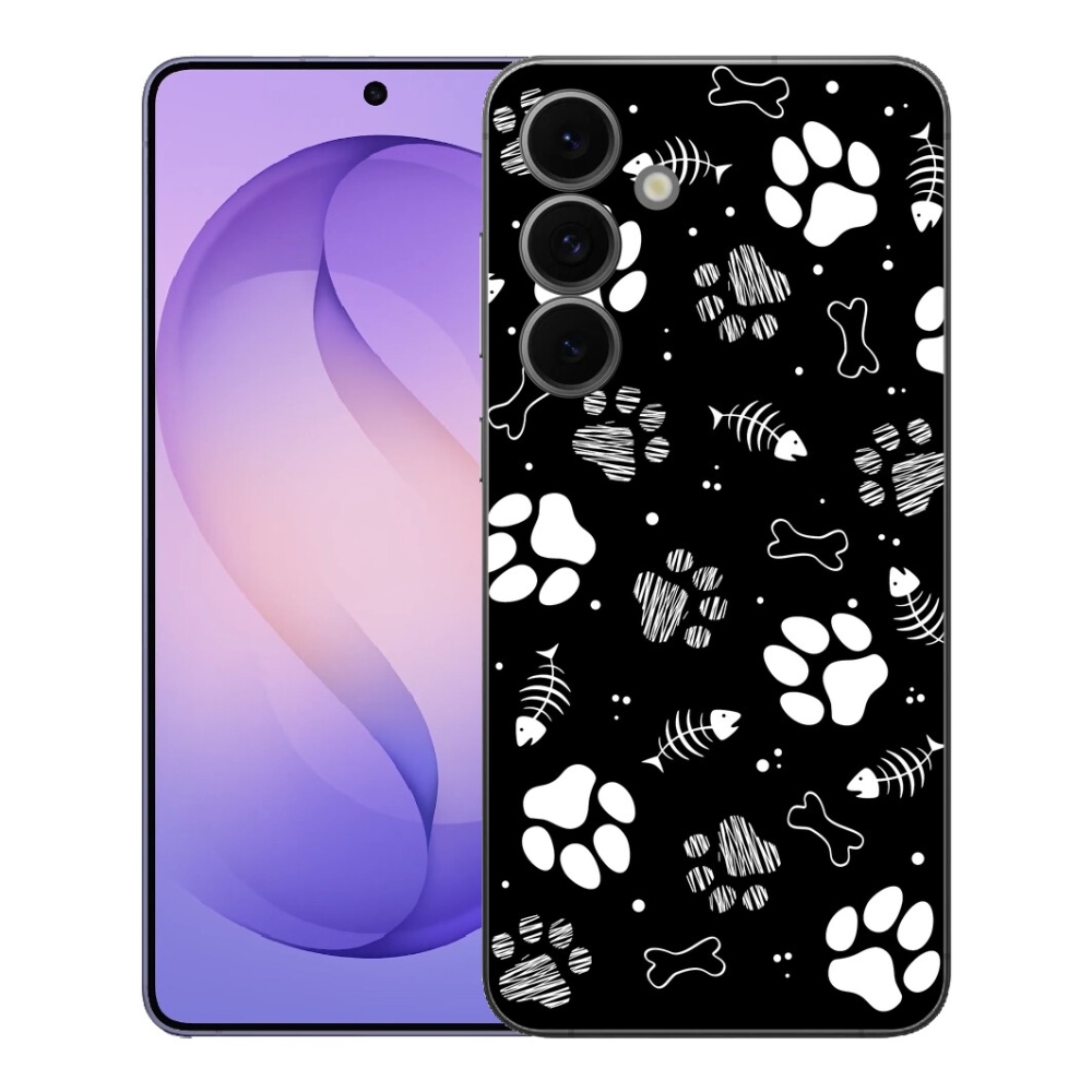 Gélový kryt mmCase na Samsung Galaxy S26 FE - psie labky
