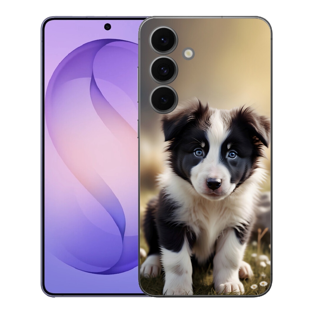 Gélový kryt mmCase na Samsung Galaxy S26 FE - roztomilá border kólia