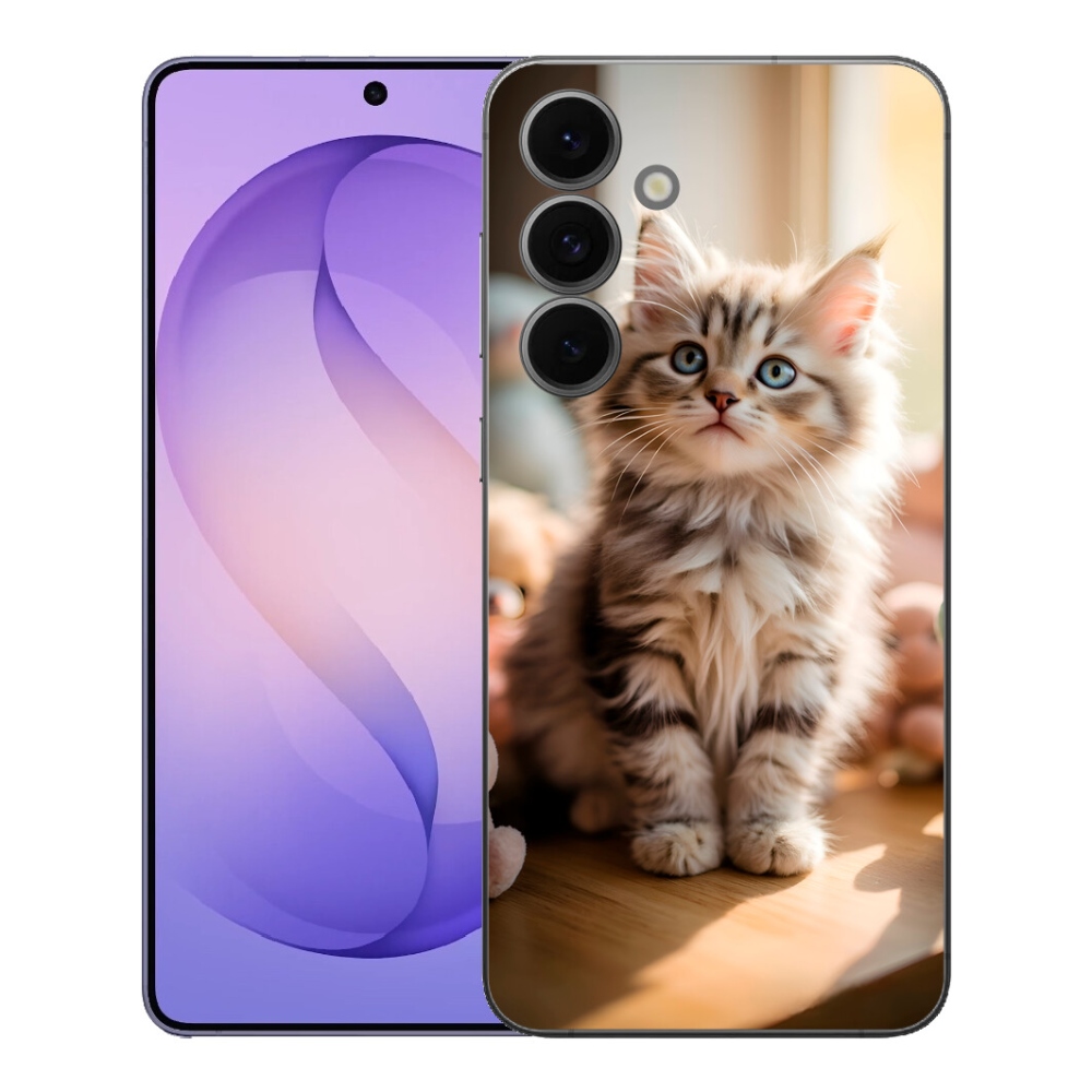 Gélový kryt mmCase na Samsung Galaxy S26 FE - roztomilé mačiatko 10