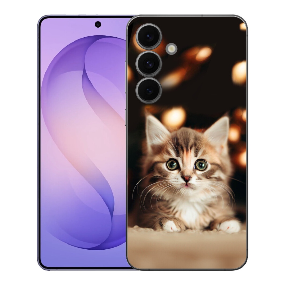 Gélový kryt mmCase na Samsung Galaxy S26 FE - roztomilé mačiatko 2