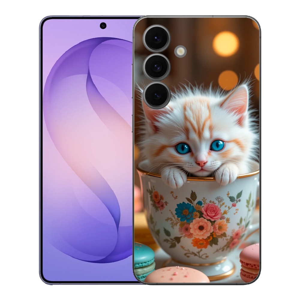 Gélový kryt mmCase na Samsung Galaxy S26 FE - roztomilé mačiatko 6