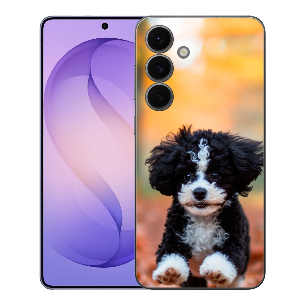 Gélový kryt mmCase na Samsung Galaxy S26 FE - roztomilé šteňa 2