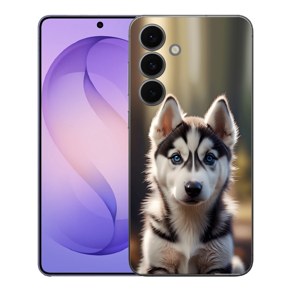 Gélový kryt mmCase na Samsung Galaxy S26 FE - roztomilý sibírsky husky