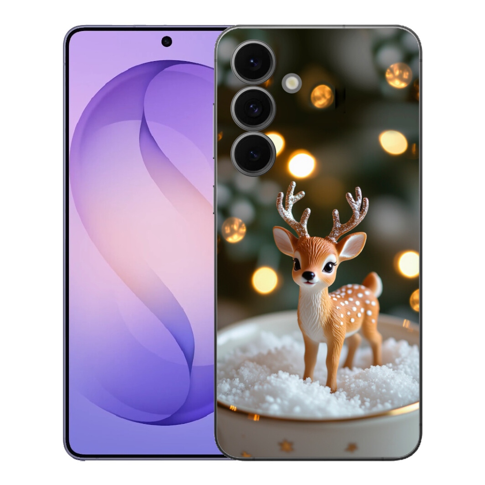 Gélový kryt mmCase na Samsung Galaxy S26 FE - roztomilý vianočný jeleň