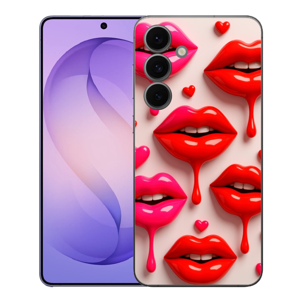 Gélový kryt mmCase na Samsung Galaxy S26 FE - pery 2