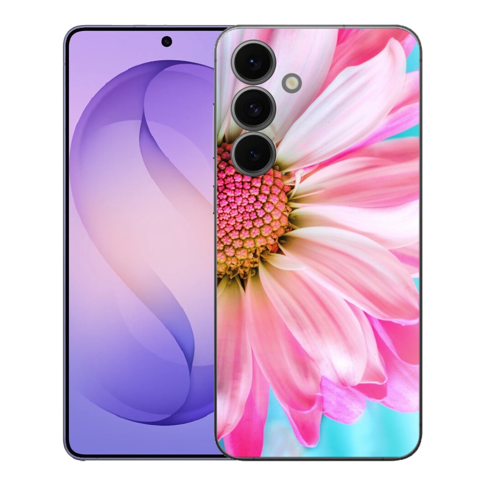 Gélový kryt mmCase na Samsung Galaxy S26 FE - ružová kvetina