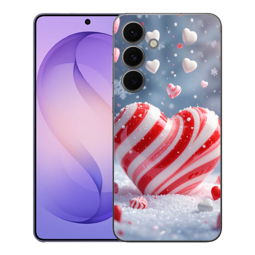 Gélový kryt mmCase na Samsung Galaxy S26 FE - sladké srdce