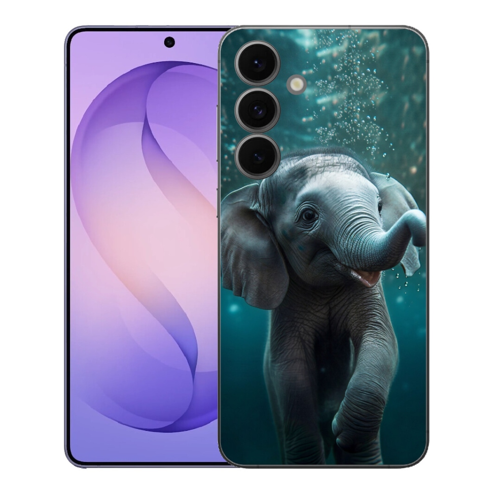 Gélový kryt mmCase na Samsung Galaxy S26 FE - sloník pod vodou