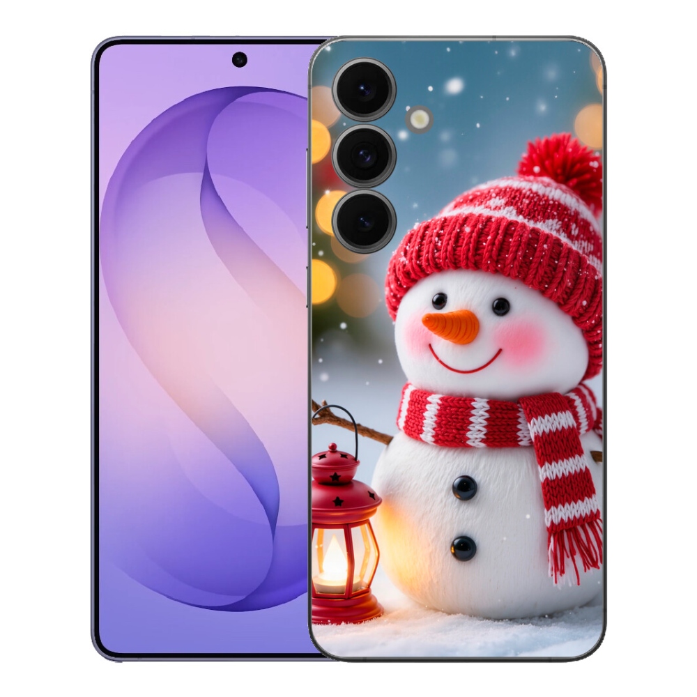 Gélový kryt mmCase na Samsung Galaxy S26 FE - snehuliak 2