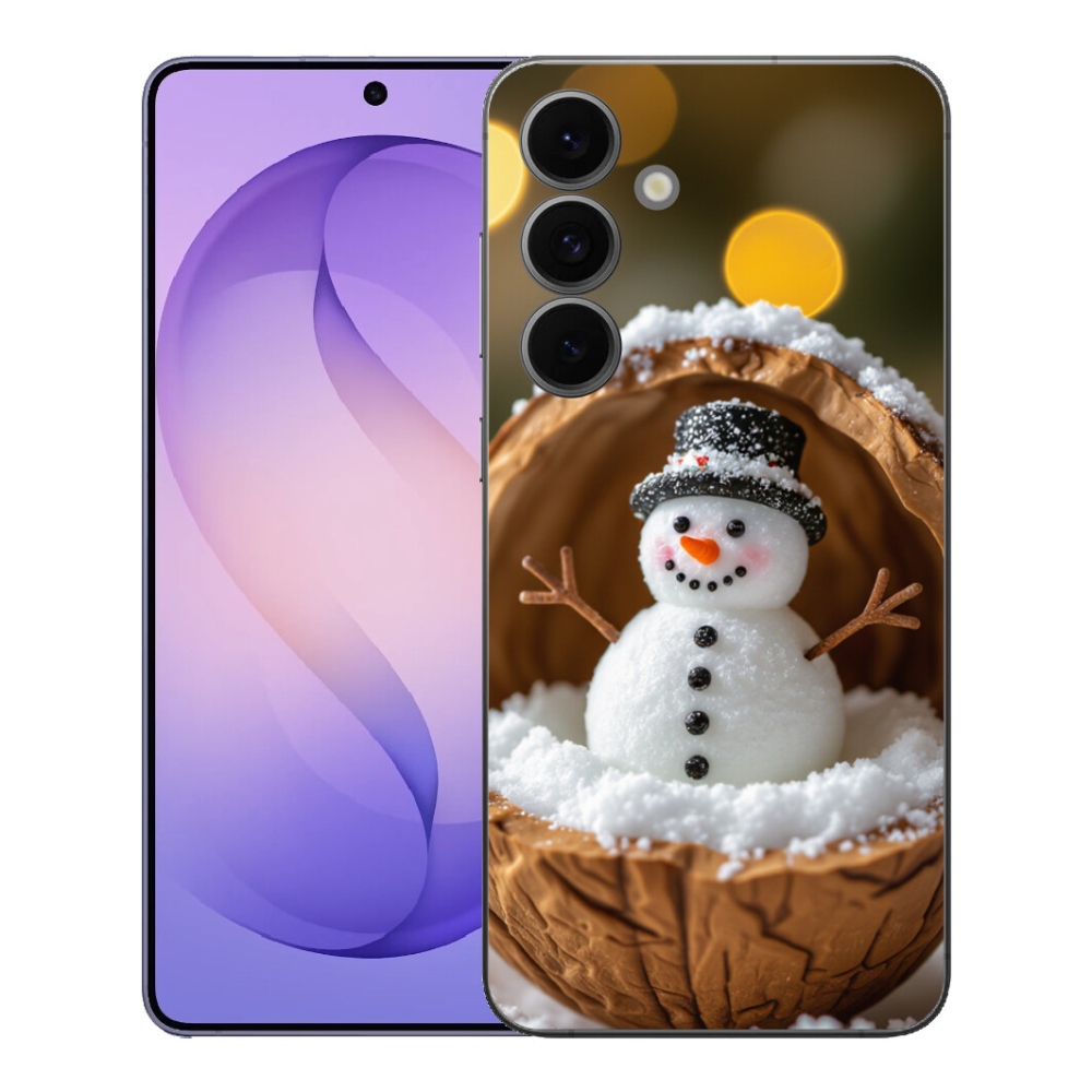 Gélový kryt mmCase na Samsung Galaxy S26 FE - snehuliak 4