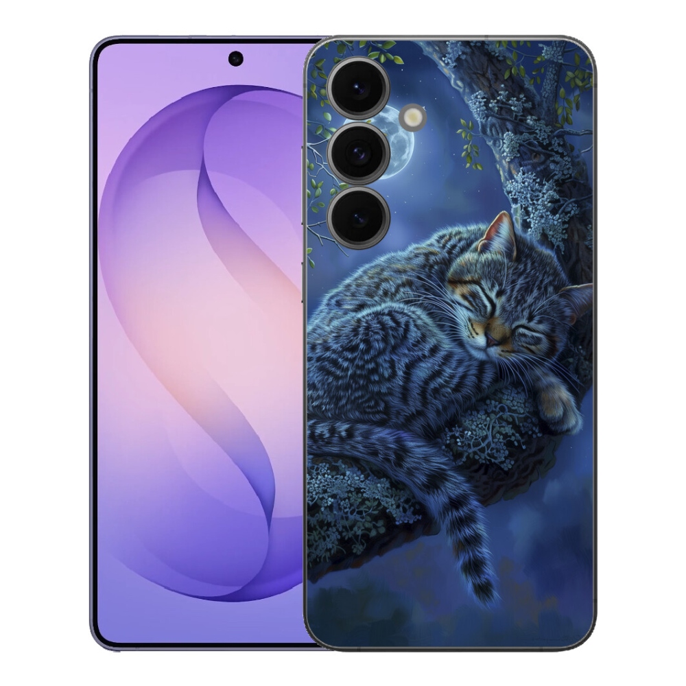 Gélový kryt mmCase na Samsung Galaxy S26 FE - spiaca mačka