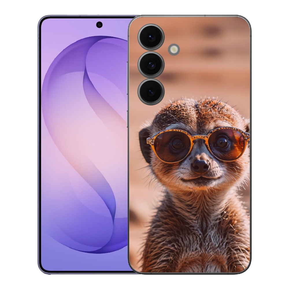 Gélový kryt mmCase na Samsung Galaxy S26 FE - štýlová surikata