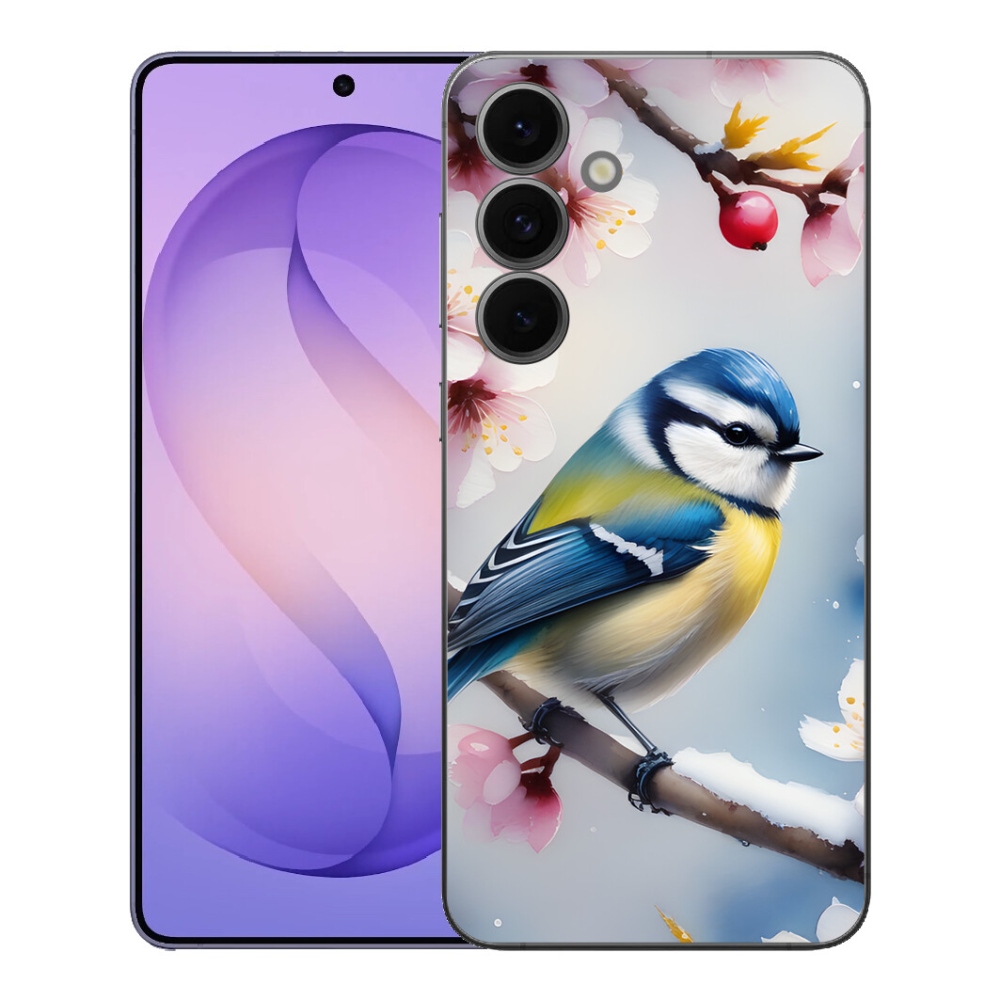 Gélový kryt mmCase na Samsung Galaxy S26 FE - sýkorka