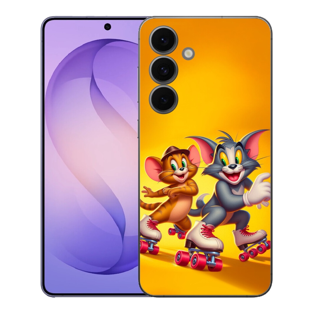 Gélový kryt mmCase na Samsung Galaxy S26 FE - Tom a Jerry