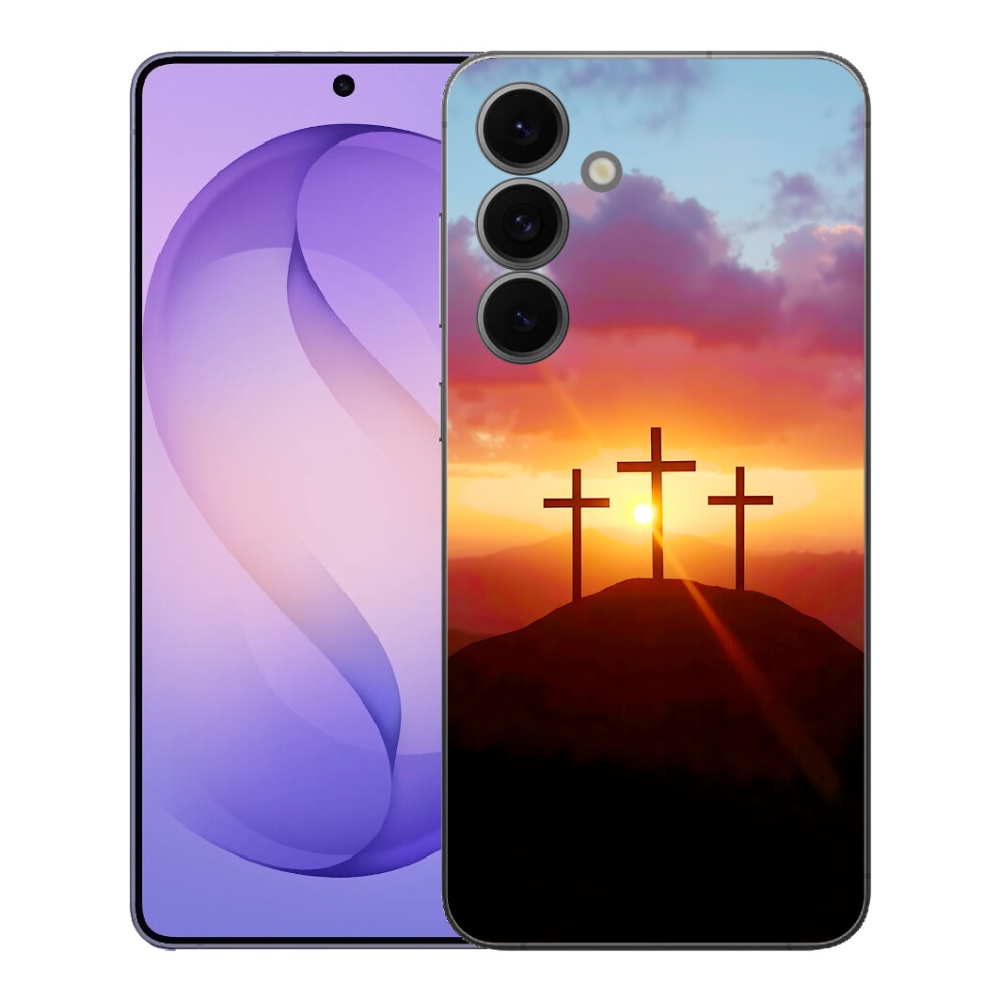 Gélový kryt mmCase na Samsung Galaxy S26 FE - tri kríža