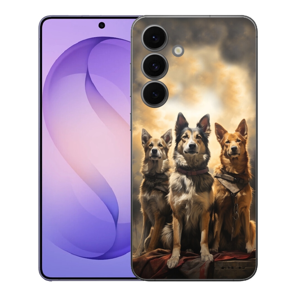 Gélový kryt mmCase na Samsung Galaxy S26 FE - tri psy