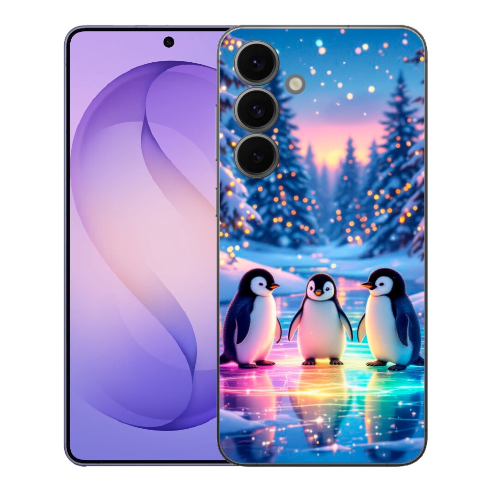 Gélový kryt mmCase na Samsung Galaxy S26 FE - tučniaky