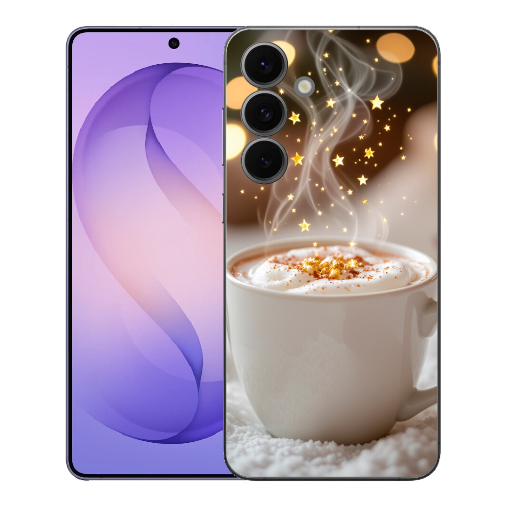 Gélový kryt mmCase na Samsung Galaxy S26 FE - vianočný horúci nápoj