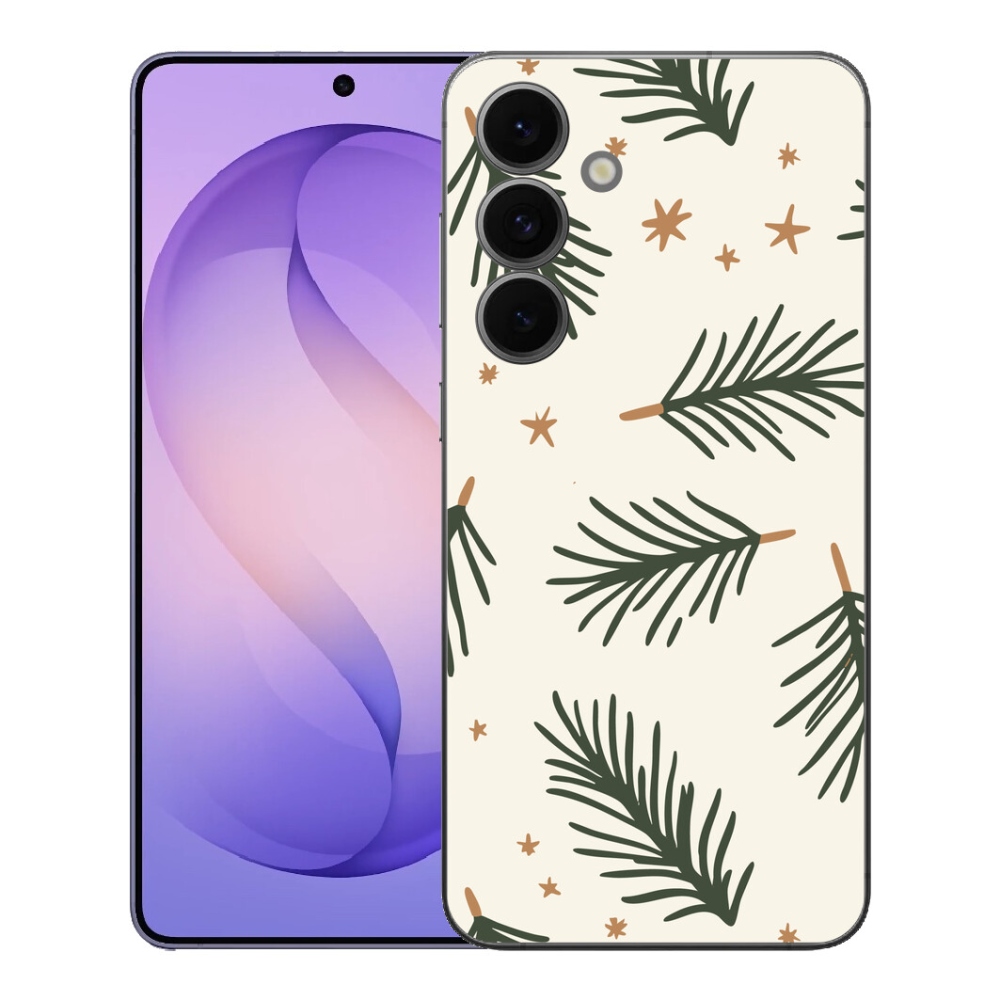 Gélový kryt mmCase na Samsung Galaxy S26 FE - vianočné ihličie