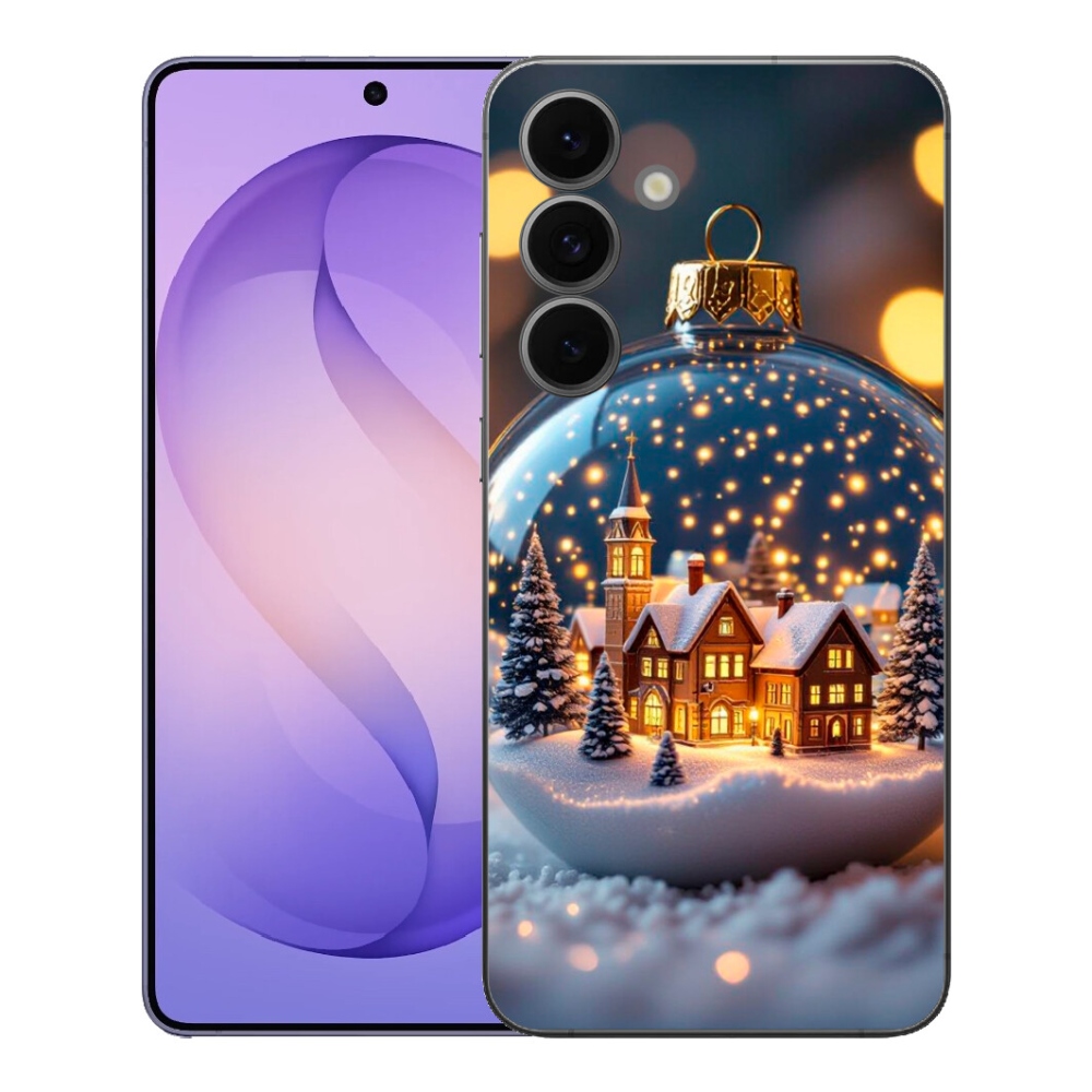 Gélový kryt mmCase na Samsung Galaxy S26 FE - vianočné gule 4