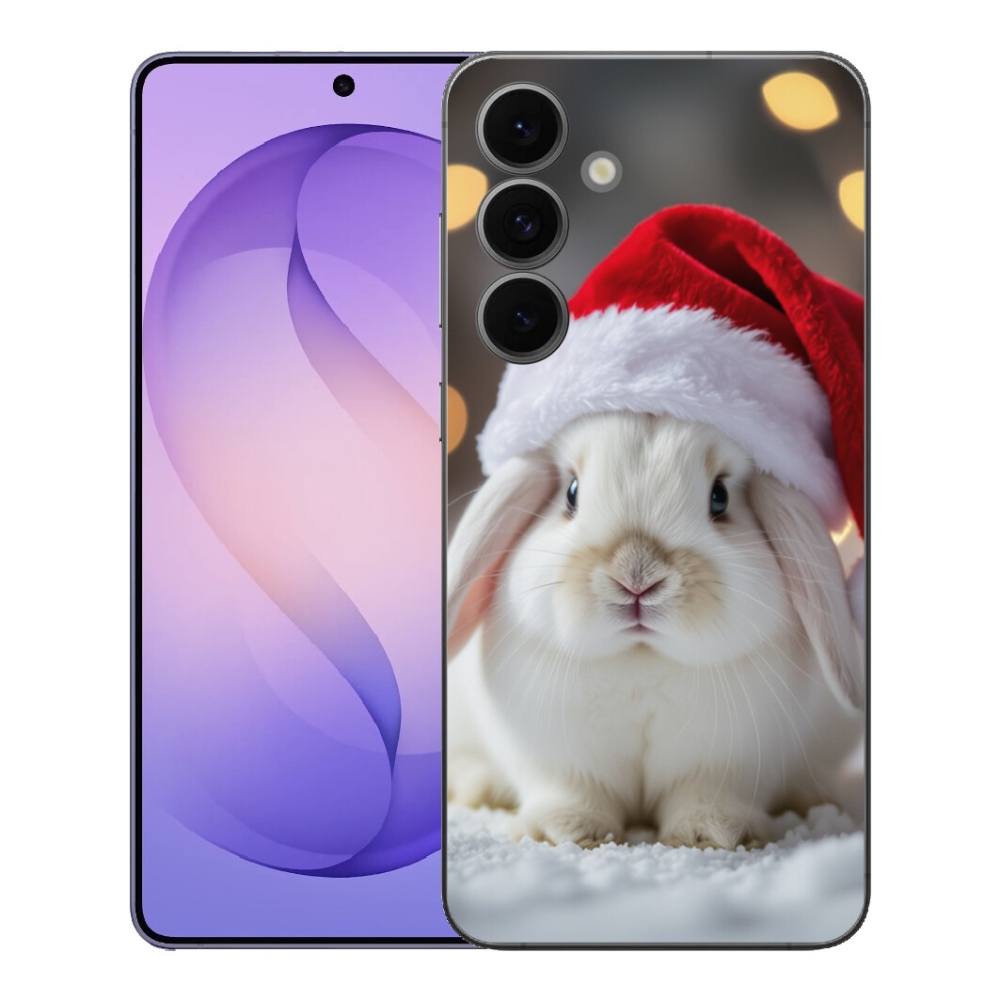 Gélový kryt mmCase na Samsung Galaxy S26 FE - vianočný králik