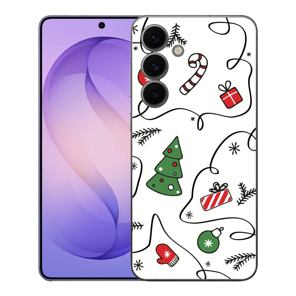 Gélový kryt mmCase na Samsung Galaxy S26 FE - vianočné motívy