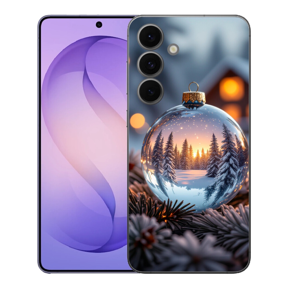 Gélový kryt mmCase na Samsung Galaxy S26 FE - vianočná ozdoba